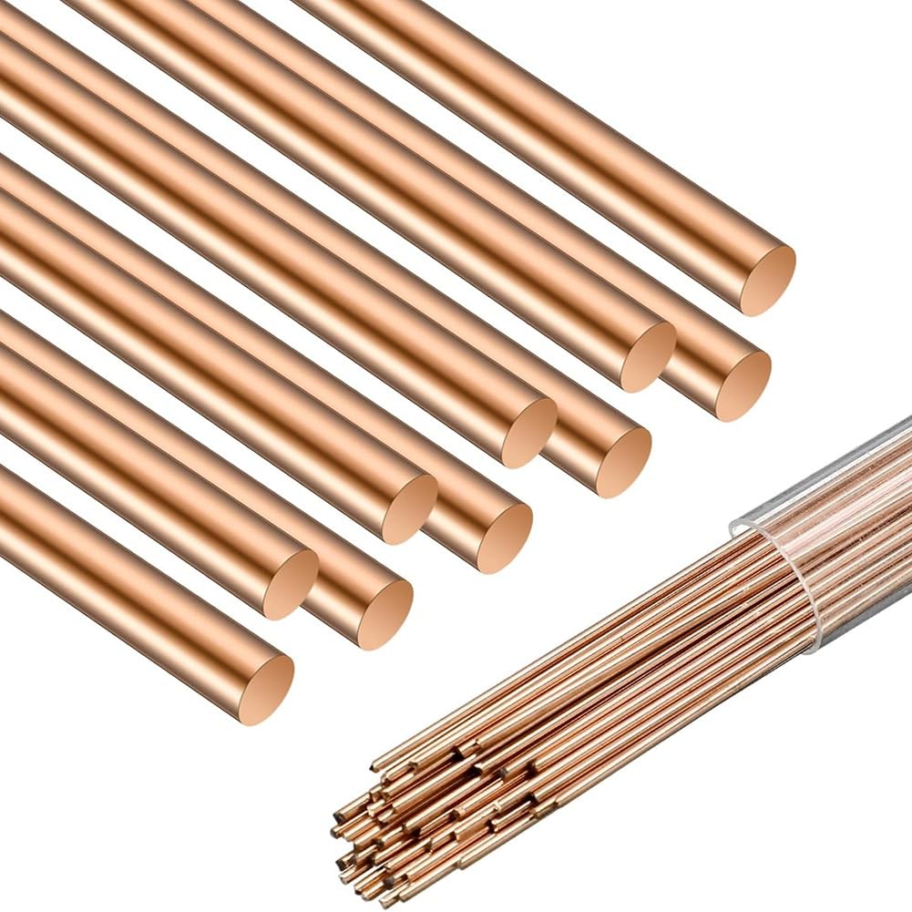 Koolenry As Shown Brazing Rods Solder Phos Copper For Air Conditioning Refrigerator 40 Sticks Round Welding Alloy Industrial