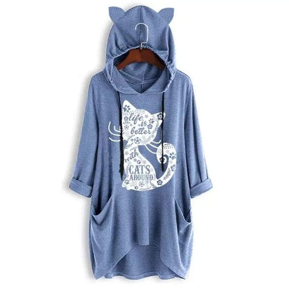 Women's Hooded Sweater Coat, Long Sleeved Casual Jacket