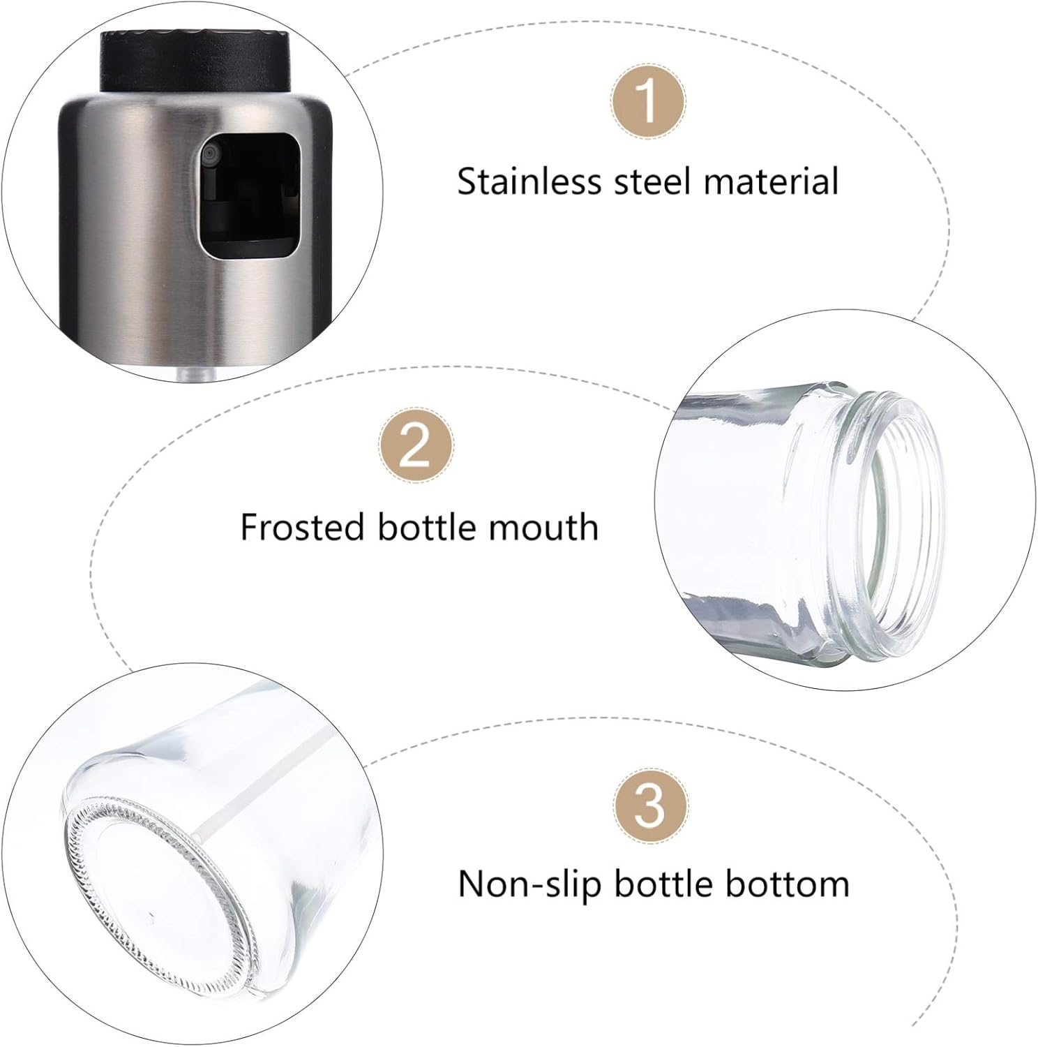 Oil Sprayer Press Type Cooking Oil Dispenser with Transparent Design for Precise Oil Container