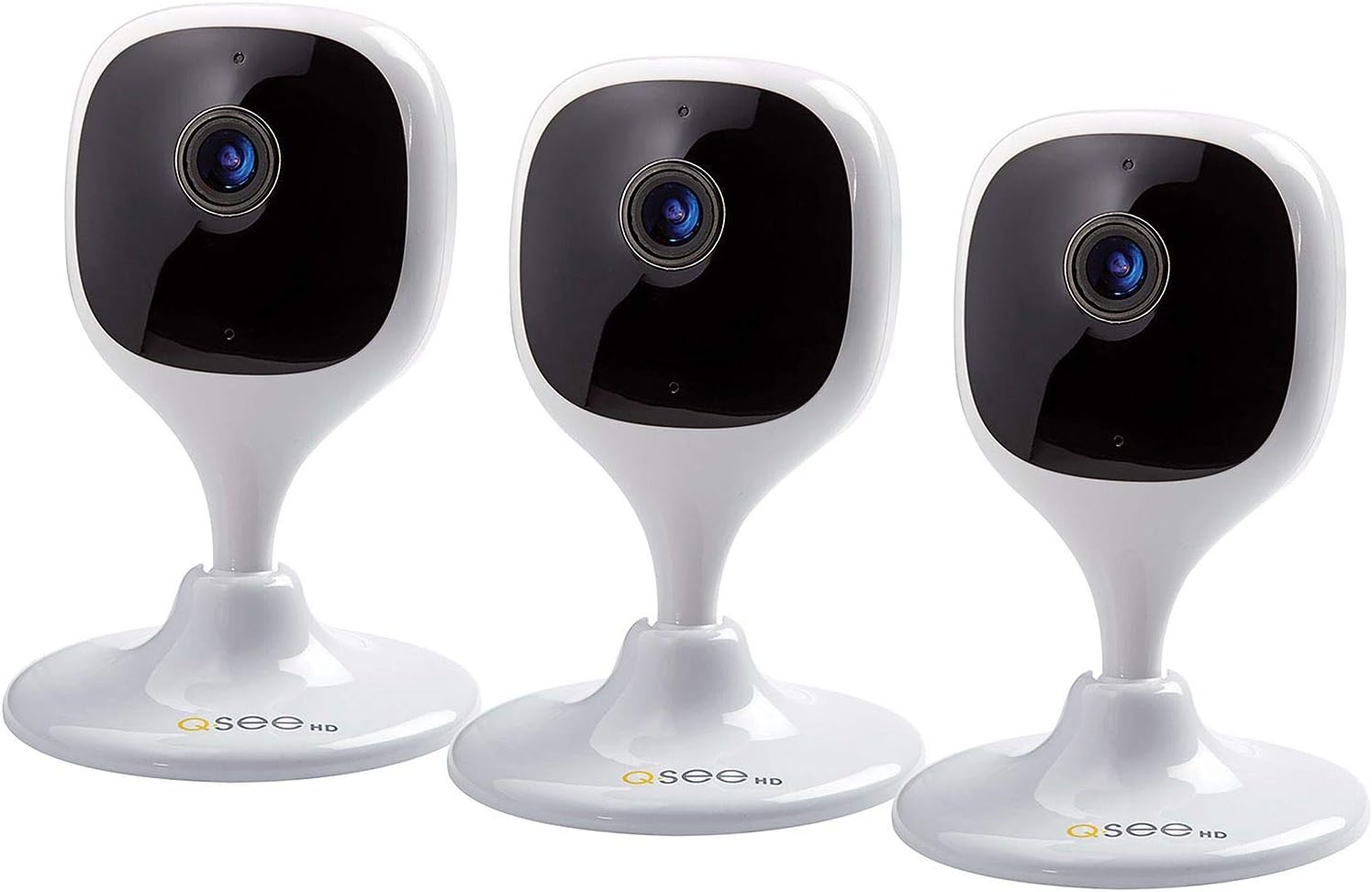Q See 1080p WiFi Cube Security Camera - 3 Pack with 8 x Digital Zoom
