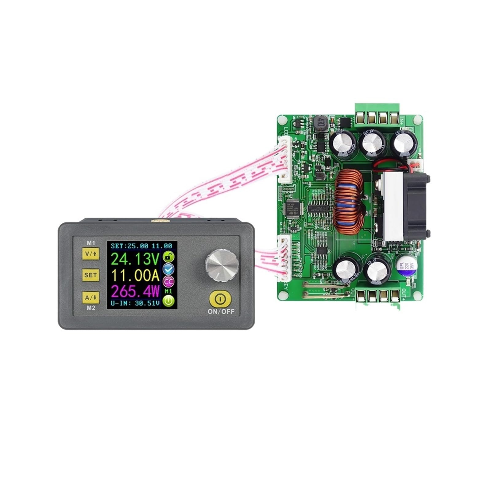 BRODEFUP DPS3012 Constant Voltage current Step-down Power Supply module buck Voltage converter voltmeter 32V 12A(DPS3012)