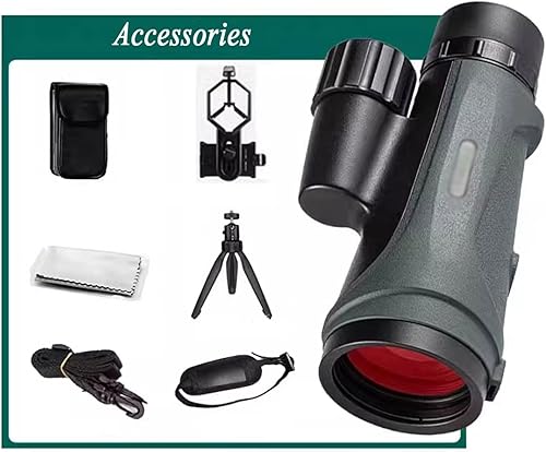 Miniatura 8 de telescopio Profesional para ver planetas Prismáticos para Caza 12X50 Monocular de alta potencia de alta definición portátil portátil de mano de