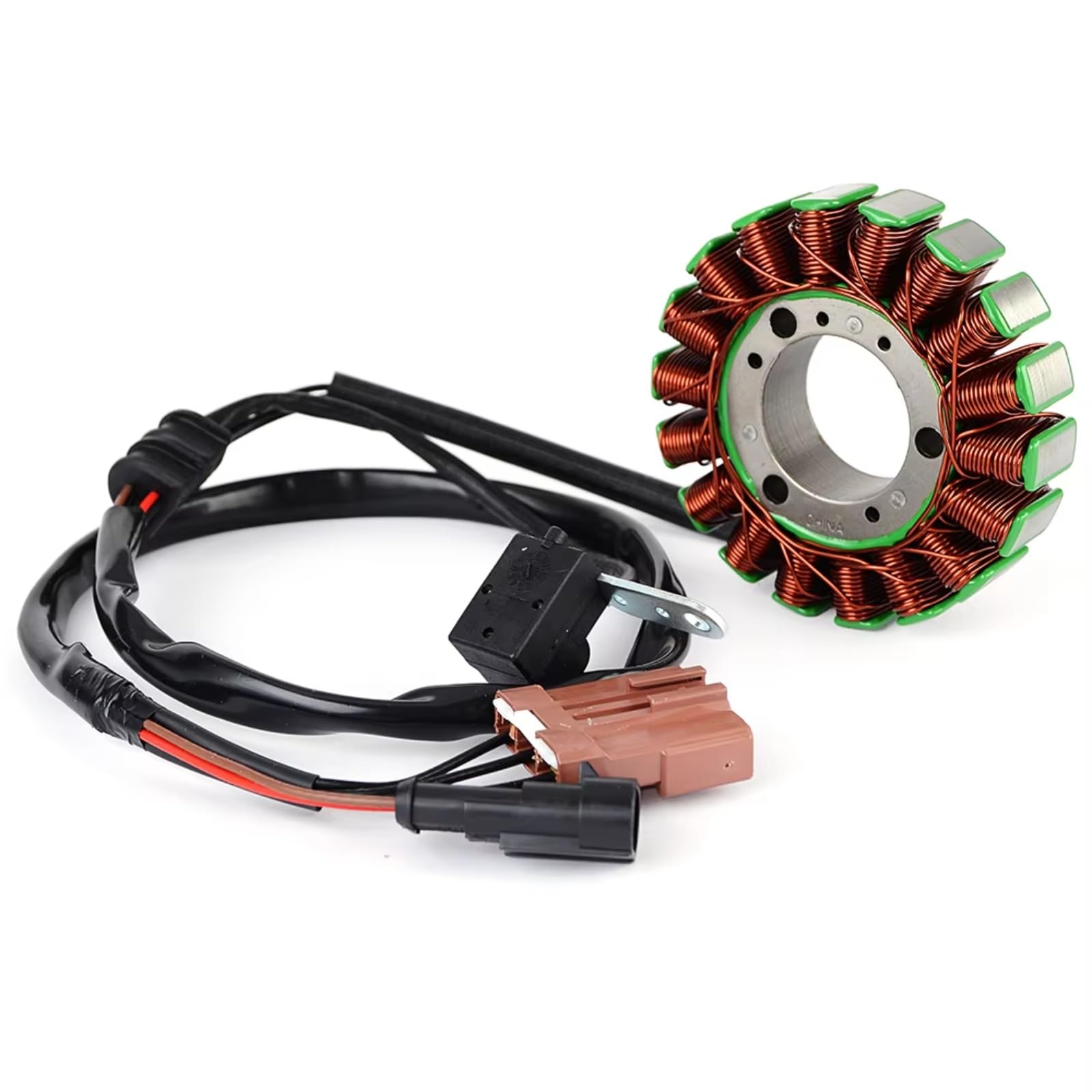 Motocicletta Bobina di accensione Compatibile con Piaggio per Beverly per 400ie per Tourer per E3 2006 2007 2008 2009 Bobina Statore Magnete Generatore Moto Accessori 58108R