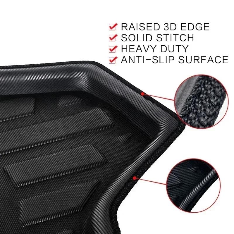 Tapis de coffre pour Toyota RAV4 2020-2025 bac imperméable - 2