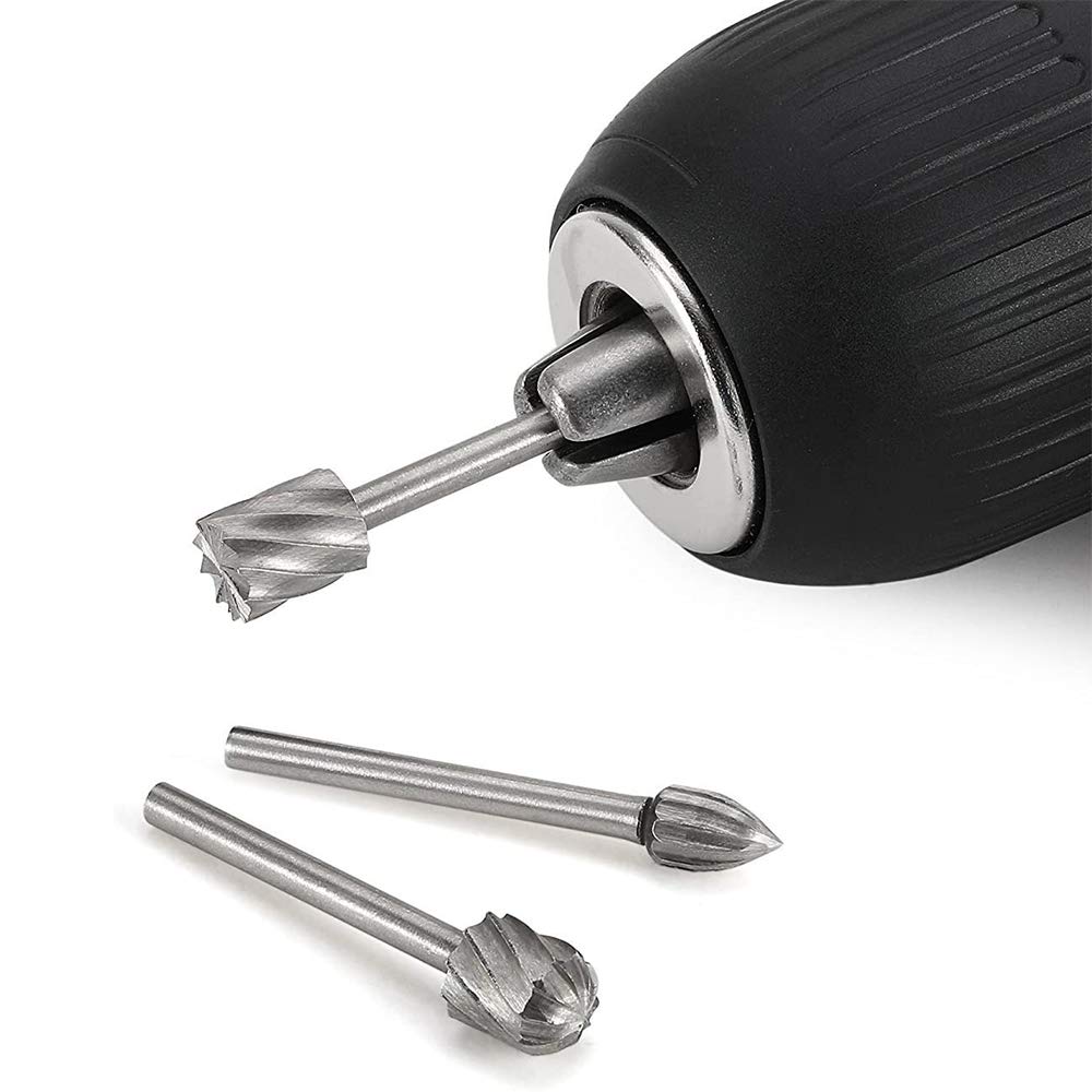 AHLSEN 20 Pcs Ensemble De Fraises Rotatives Diamant, Jeu De Mèches De