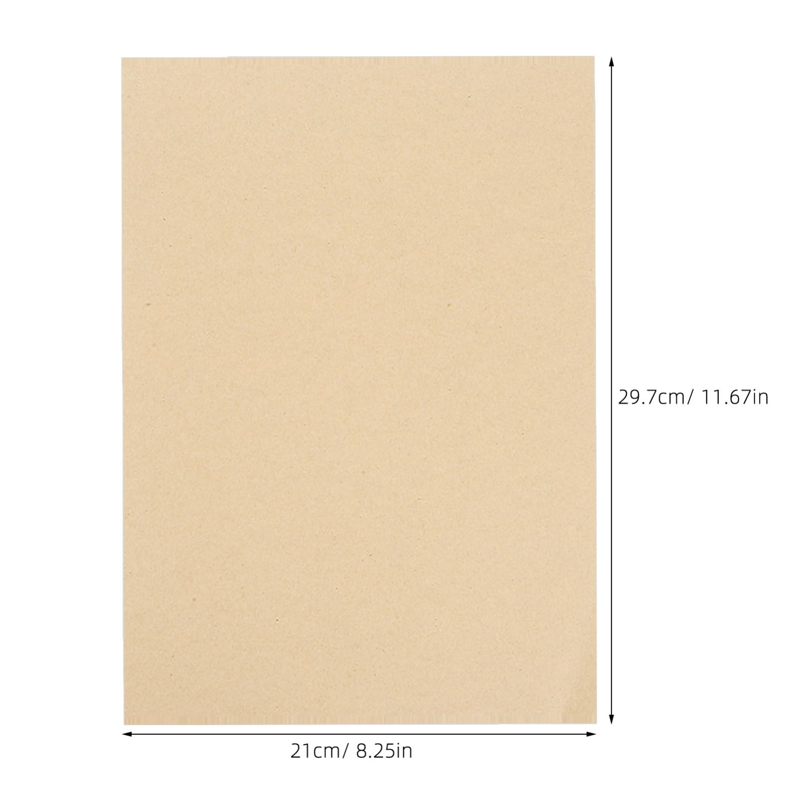 jojofuny Kraftpapier aus Holzschliff Dickes Braunes Pappe für Bastelprojekte Scrapbooking und Notizbücher Vielseitiges Kartonpapier für Diy-kunstwerke