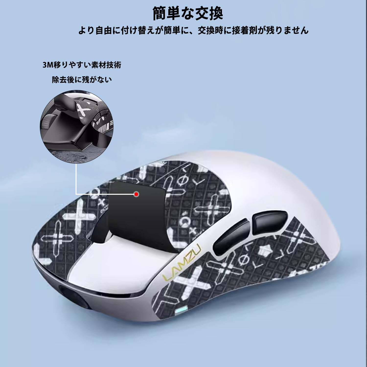 Amazon.co.jp: Lamzu Thorn 用 マウスグリップ テープ 【NOUKAJU