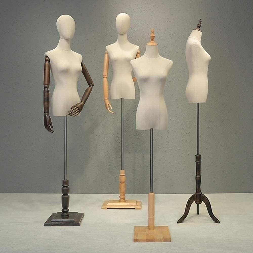 Maniquí de Sastre, Cuerpo Femenino, Vestido, Cabeza, exhibición de Ropa y Joyas, Modelo Profesional