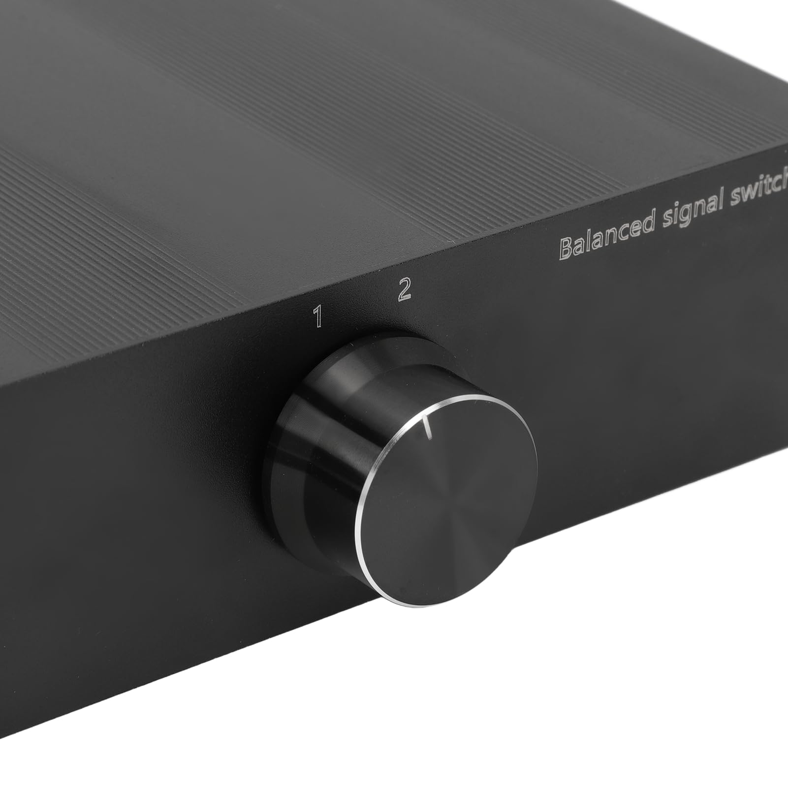 Conmutador de Sonido 2 en 1, Selector XLR de para Sistemas Estéreo HiFi Domésticos, Aleación Aluminio