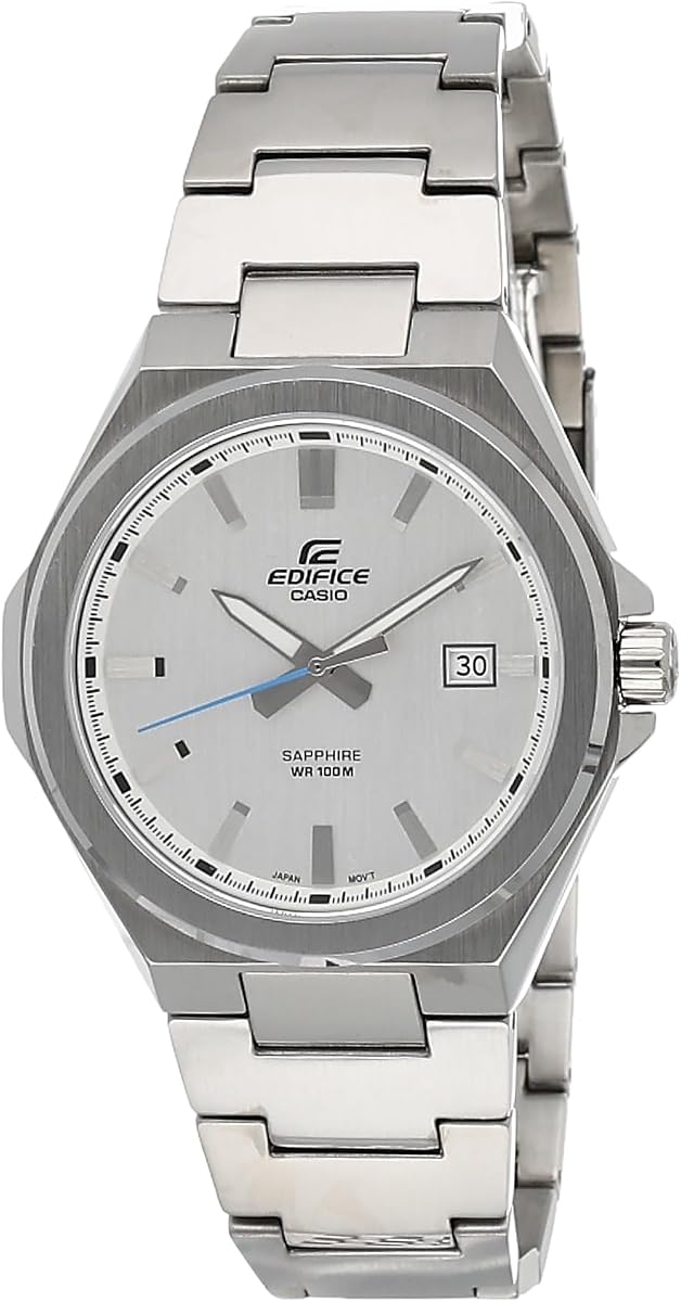 Reloj de pulsera de cristal de zafiro con indicador de fecha de cuarzo para hombre Edifice EFB-108D-7AV