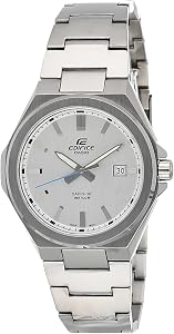 Casio Edifice Men's Quartz Date Indicator Sapphire Crystal Wrist Watch EFB-108D-7AV, Silver