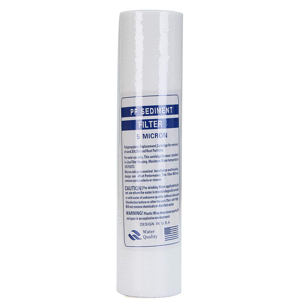 Cartuccia Filtro Acqua Da 1 Micron Da 5 Micron Per Osmosi Inversa Da 10 Pollici 25 Pezzi - A