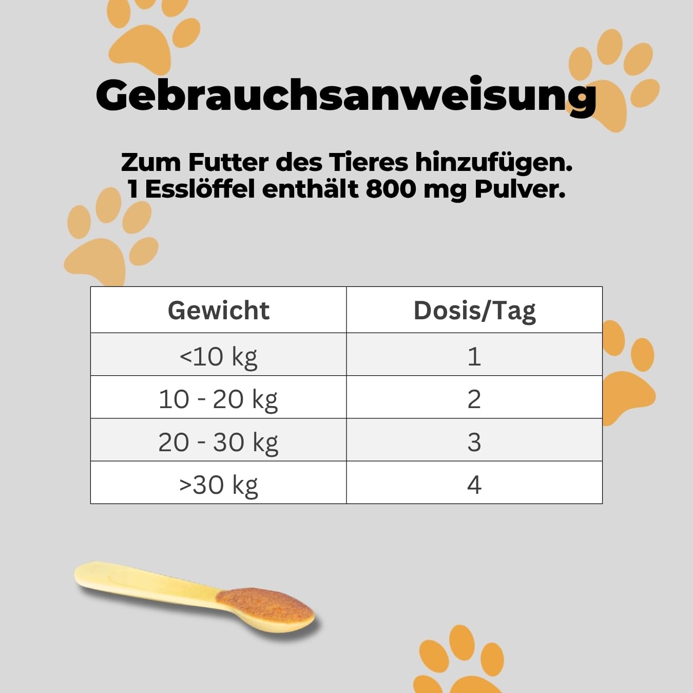 OPTIM Natürliches Curcuma Pulver für Hunde und Katzen 96 gr