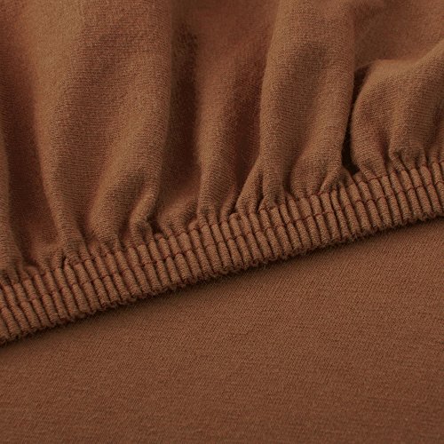 CelinaTex Jersey hoeslaken voor kinderen, verpakking van 3 stuks, 60 x 120-70 x 140 cm, chocoladebruin, 100% katoen… - Afbeelding 4