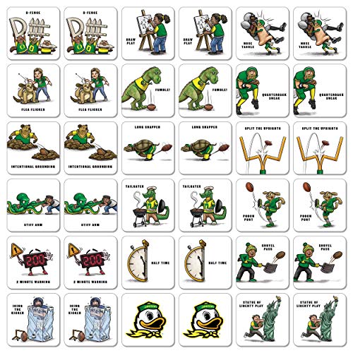 Image of YouTheFan NCAA Officially-Licensed Memory Match Game - Humorous, Team-Specific, Original Hand-Drawn Artwork, Fun for the Whole Family, for Fans Young and Old