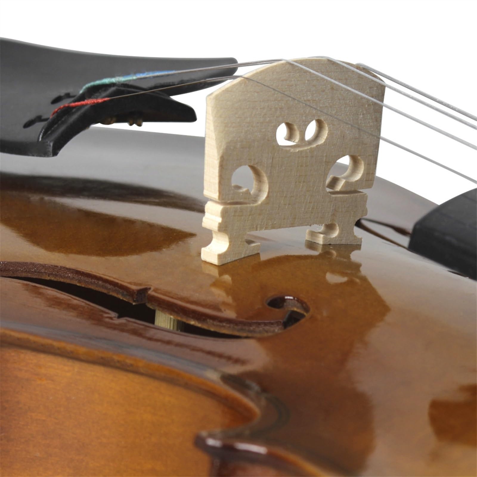 Violine Natürliche Farbe Lindenholz Violine Anfänger Übungsgeige Flügel Geigenkasten(1/2-natural)