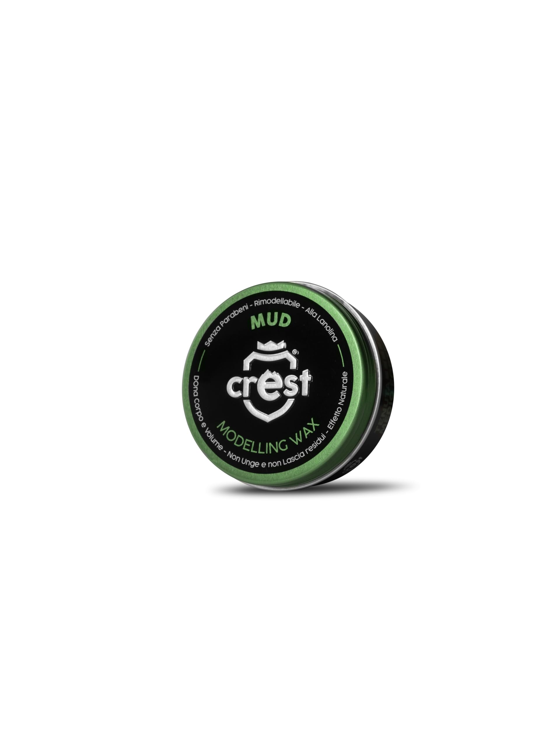 Crest - MUD - Cera per capelli uomo - Tenuta medio-​forte - Effetto opaco - per tutti i tipi di capelli - Made in Italy - 100 ml - Profumata - Cera professionale