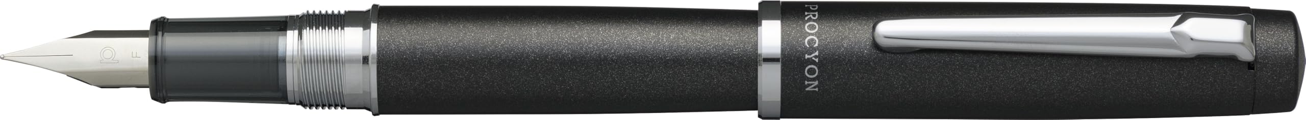 PLATINUM Procyon PNS5000-1 - Penna stilografica, misura media, M, colore: Shadow Mica, nero/nero/fatto a mano, con confezione regalo/penna stilografica, confezione da 1 pezzo