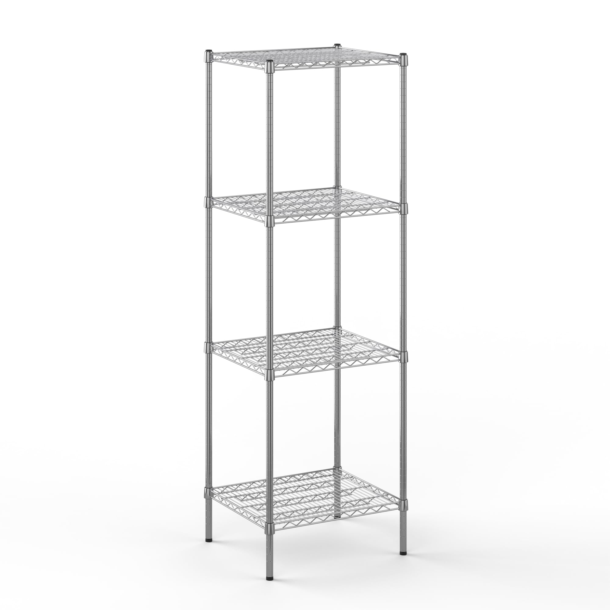 21" Deep x 24" Wide x 74" Height Wire Shelving Kit | 4-Tier | NSF Commercial Storage Rack Unit