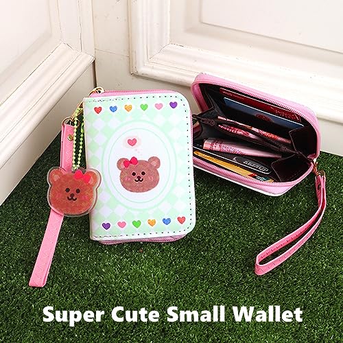 Little Girls Coin Purse Kids Small Wallet for Teen Girls Women Mini Coin Pouches with Strap Cute Cartoon Card Holder Cat Kitty Panda Unicorn Bear 5