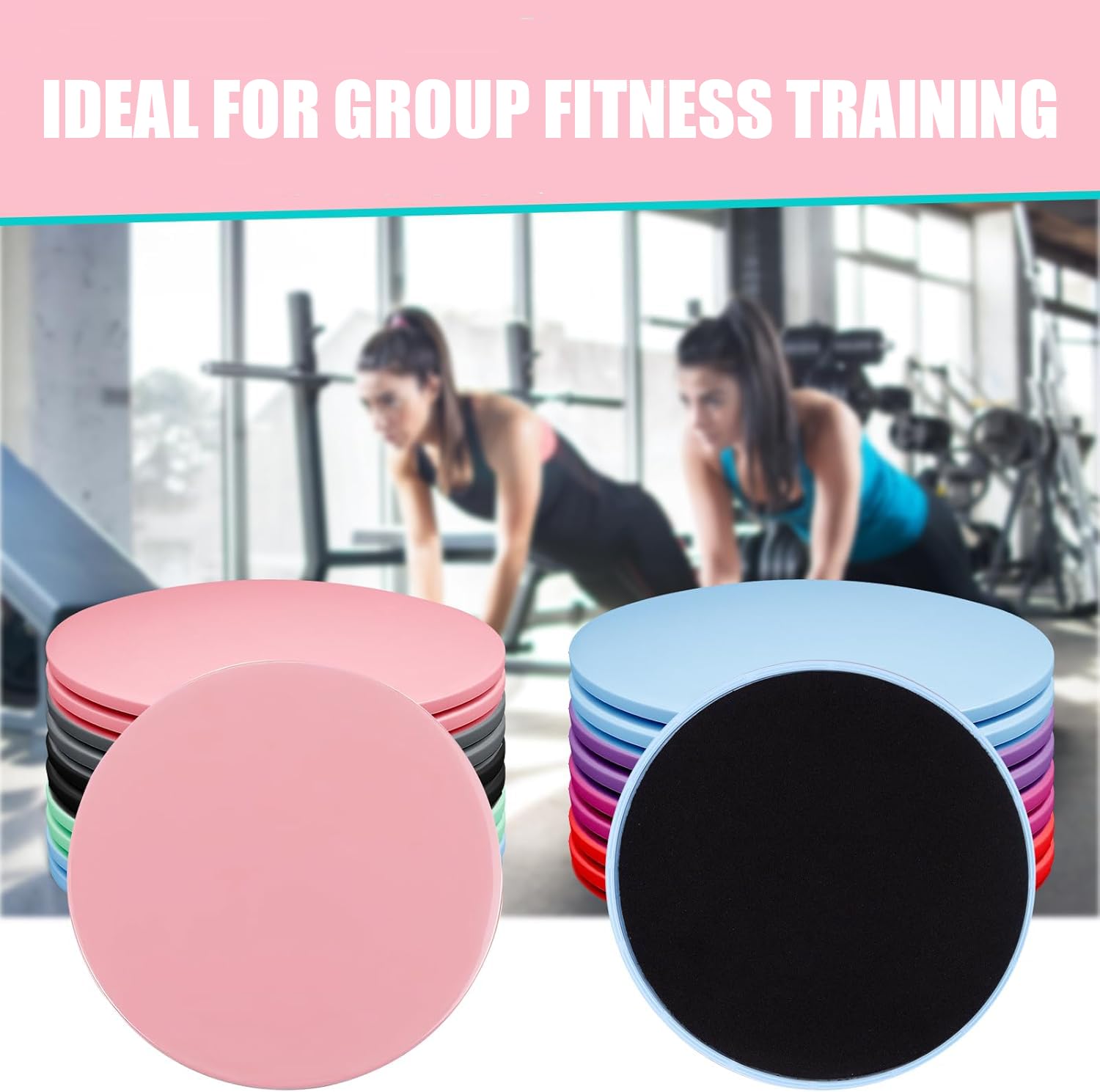 20 Stück Core Slider, doppelseitige Gleitscheiben, Übungsgleitscheibe, Fitness, Core Slider, Sport, Workout-Ausrüstung für Bauch, Heimübungen zur Stärkung von Rumpf, Gesäß, Bauch