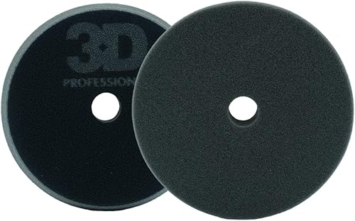 3D Almohadilla de espuma de pulido y acabado - 5.5" - Negro