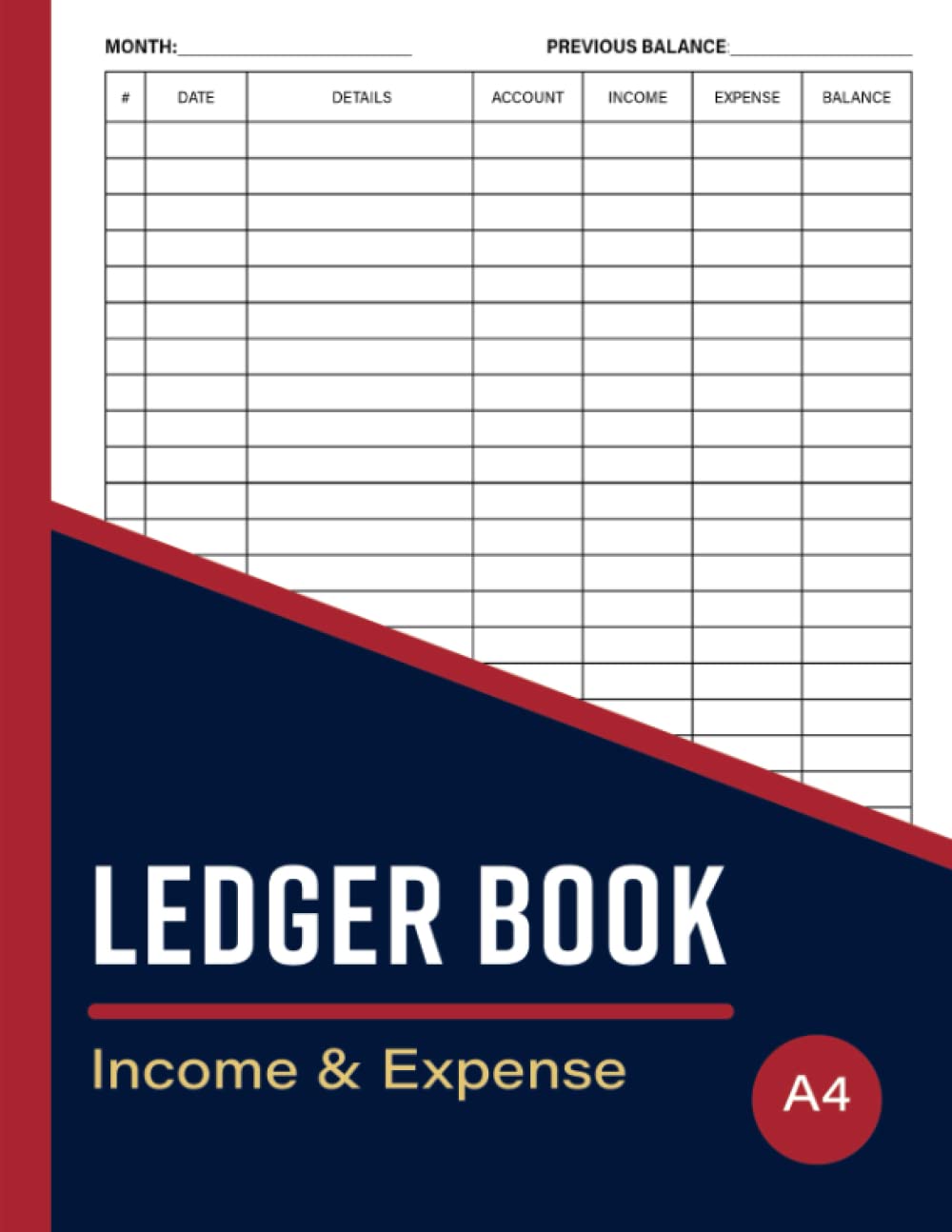 Ledger Book: Bookkeeping Of Income & Expenses For Self-Employed & Small Businesses