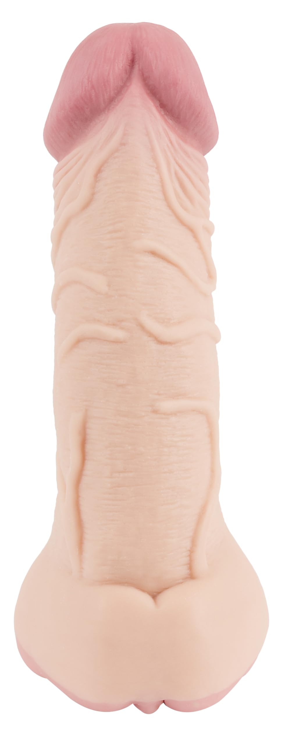 2in1 Extension + Mastubator - gefühlsechter Penis-Stimulator für Männer, zur Penisverlängerung, realistisch, hautfarben hell