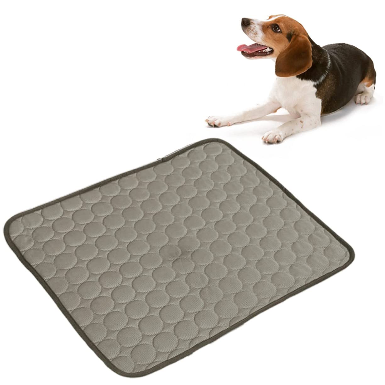 POPETPOP 3stücke Pet Ice Pad Kühlmatte Für Hunde Und Katzen Atmungsaktive Sommerdecke Kaffeefarben Für Drinnen Und Draußen Sorgt Für Angenehme Kühlung Bei Hitze
