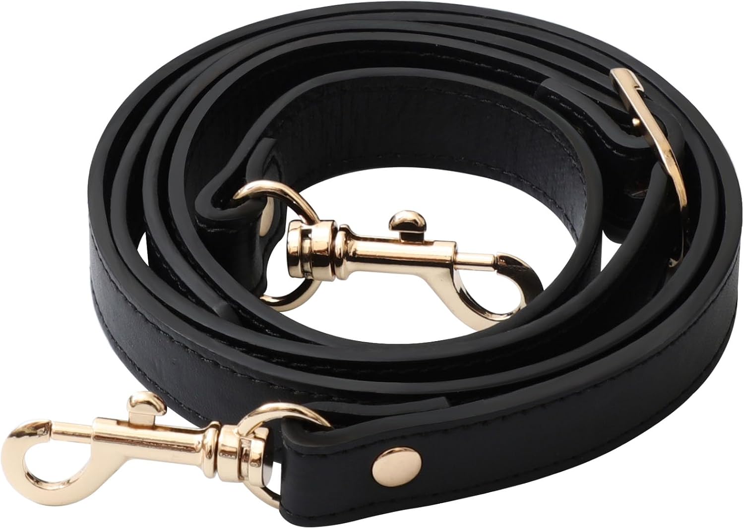 IBWell Adjustable Purse Strap Replacement Leather Handbag Shoulder Strap Replacement with Metal Swivel Hooks