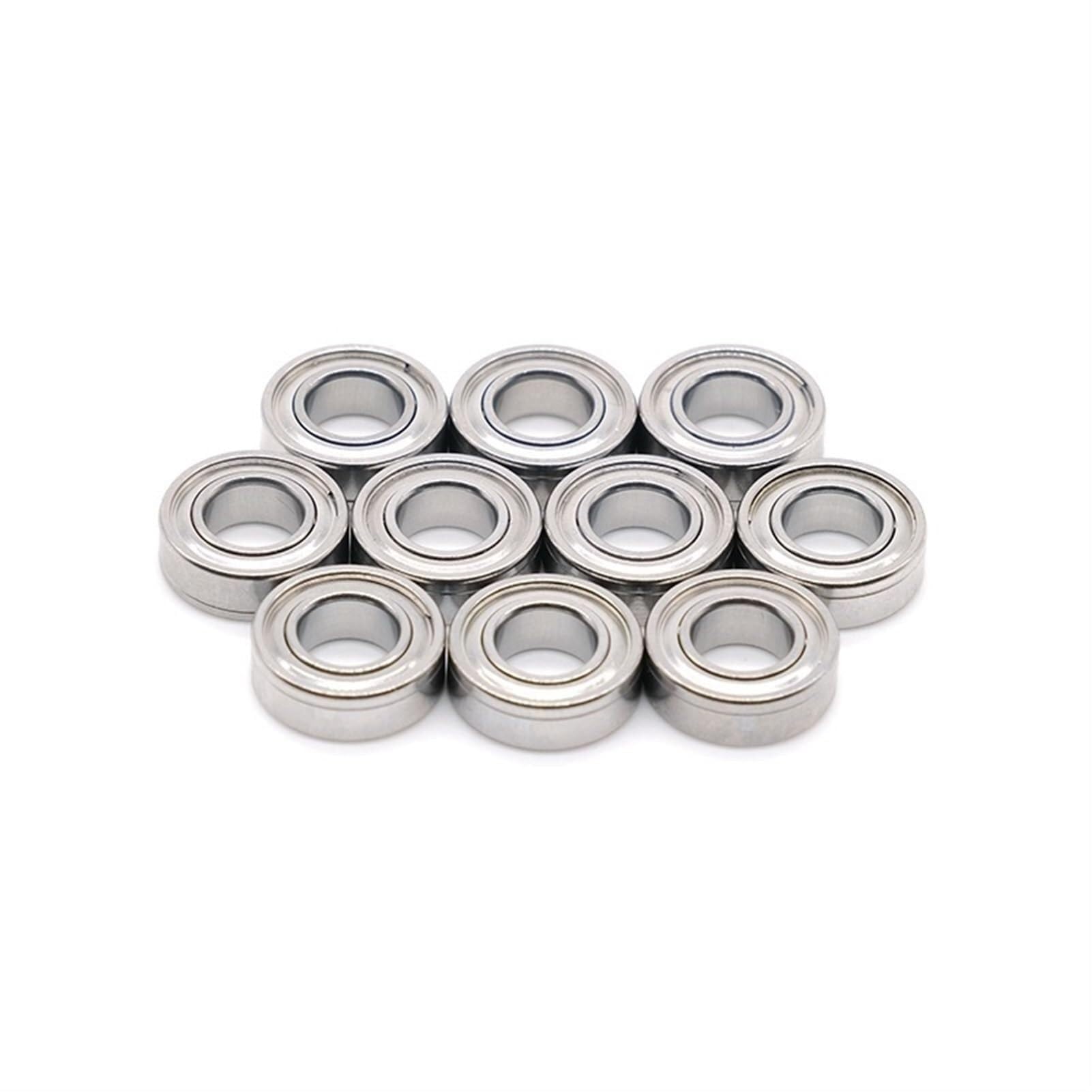 Cuscinetti Schermati, 10PCS Cuscinetto in miniatura in acciaio inossidabile SMR126ZZ 6X12X4mm Cuscinetti a sfere schermati SMR126Z SMR126 Z ZZ