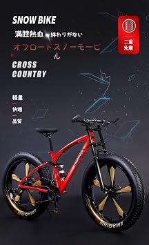 20/24/26 7/21/24/27/30 Speed Fat Bike Viper Snowmobile 4.0 Wide Age Wheel Fat Tire Bike Variable Speed Mountain MTB Bicycle for Kids Adults Middle School High School Students Students Commuter