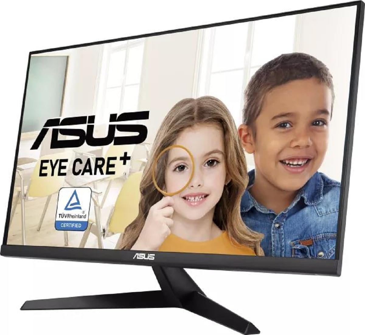 ASUS VY279HGE - Monitor Gaming Eye Care de 27 Pulgadas FHD (1920 x 1080), IPS, 144 Hz, IPS, SmoothMotion, 1 ms, FreeSync Premium, Eye Care Plus, antiparpadeo, Tratamiento Antibacteriano