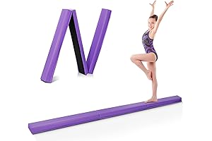 ZENY 9ft Foldable Gymnastics Balance Beam for Home