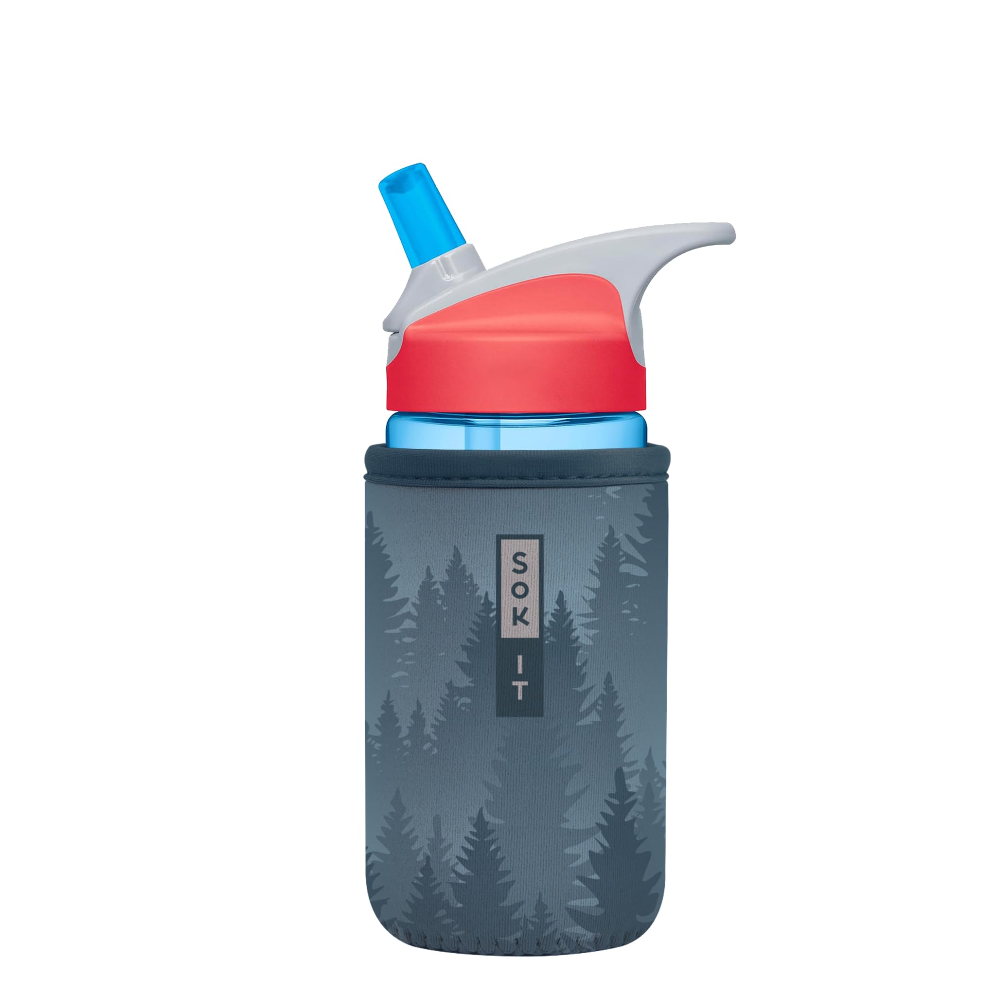 Sok It BotlSok Water Bottle Sleeve Insulated Neoprene Cover (Foggy Woods, Fits 12oz CamelBak or Nalgene)