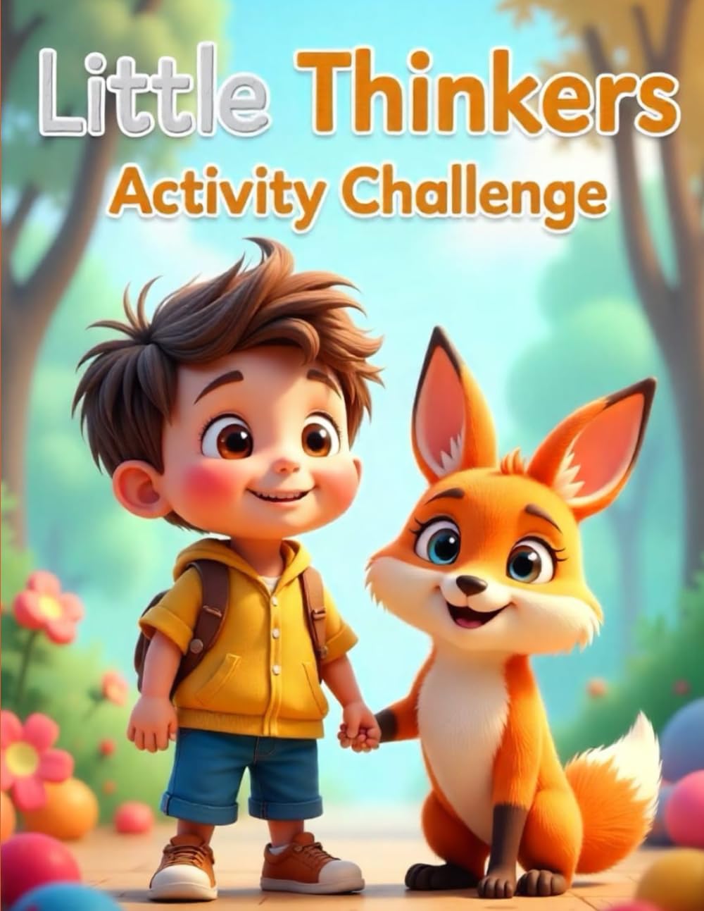 Little Thinkers Activity Challenge: Fun Mazes, Shadow Match & Spot-the-Difference Puzzles for Smart Kids