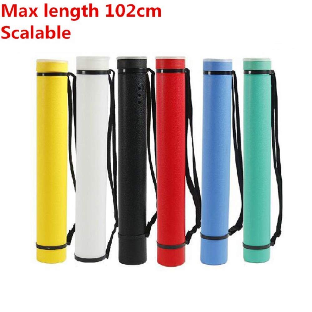 Carquois Télescopique Léger Pour Flèches - Tube Réglable Jusqu'à 93 Cm - En Plastique Noir, Portable - Pour Tir à L'arc Et Chasse - 11