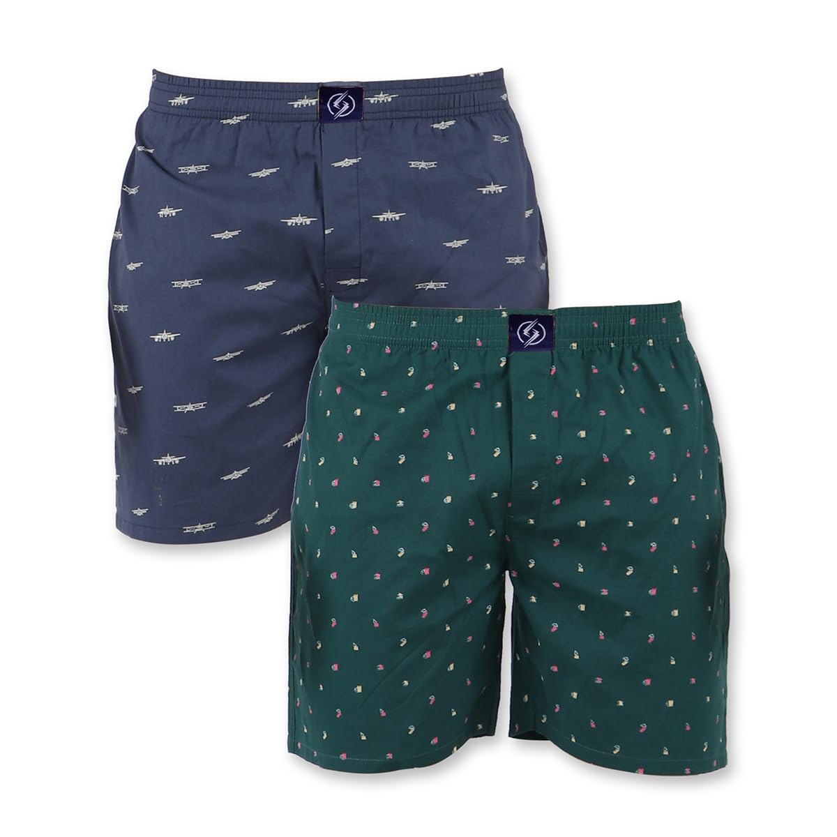 supersquad Men's Multicolor Cotton Printed Regular Boxer Shorts (Pack of 2) New-MBB-07-L-picture-39