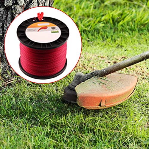 Wellsking 0.080\" Round Twist String Trimmer Line 3 lbs Spools with Bonus Line Cutter 1400-Foot Length Line for Weed Eater
