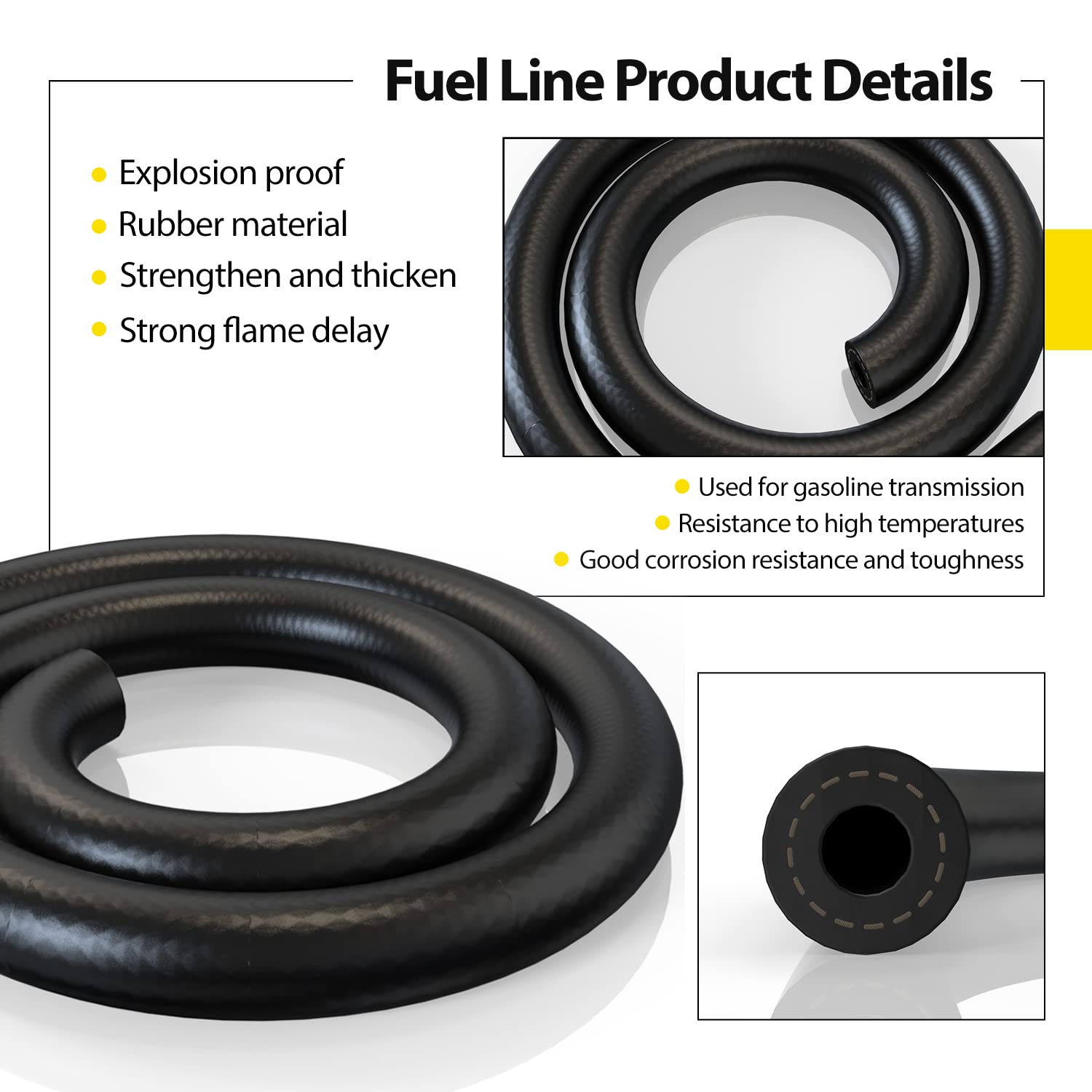 4X COLLIER DE DURITE 6MM A 8MM ESSENCE CARBURANT TUYAU AUTO MOTO SCOOTER TONDEUSE MOBYLETTE SERRAGE FIXATION RESSORT - Auto