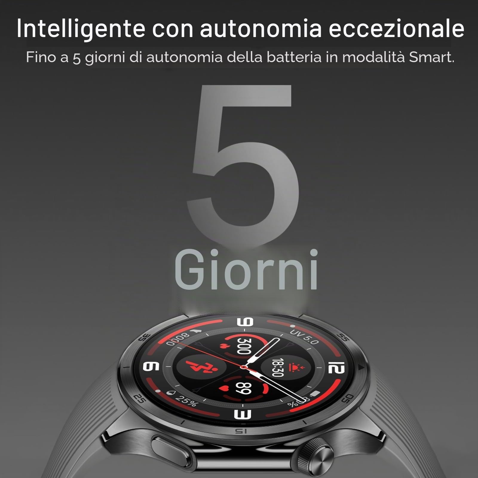 OnePlus Watch 3, Obsidian Titanium