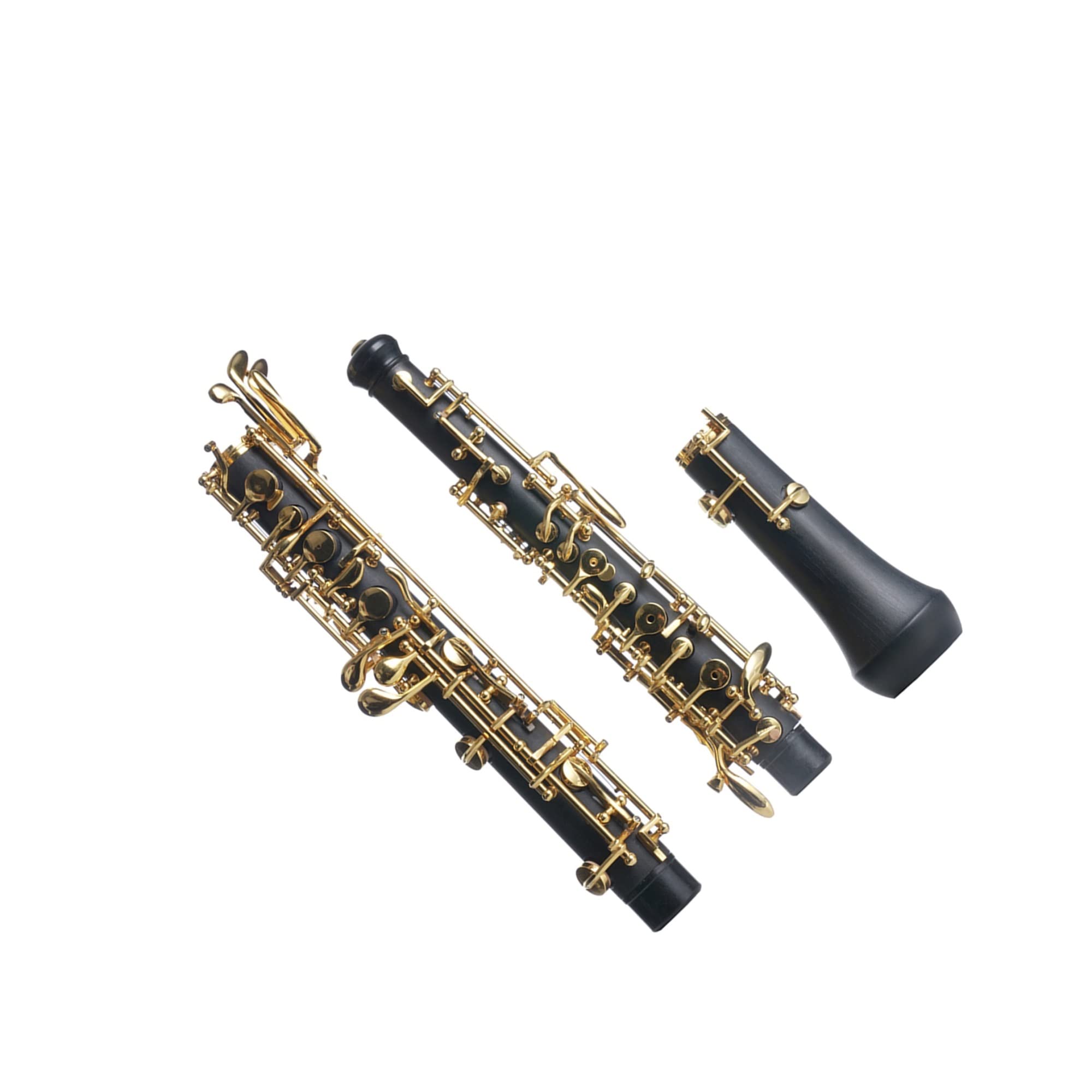 Clarinete Plano B En Estuche Rígido, Clarinete De 17 Teclas Niquelado con Accesorios para Estudiantes Estudiantes Clarinete