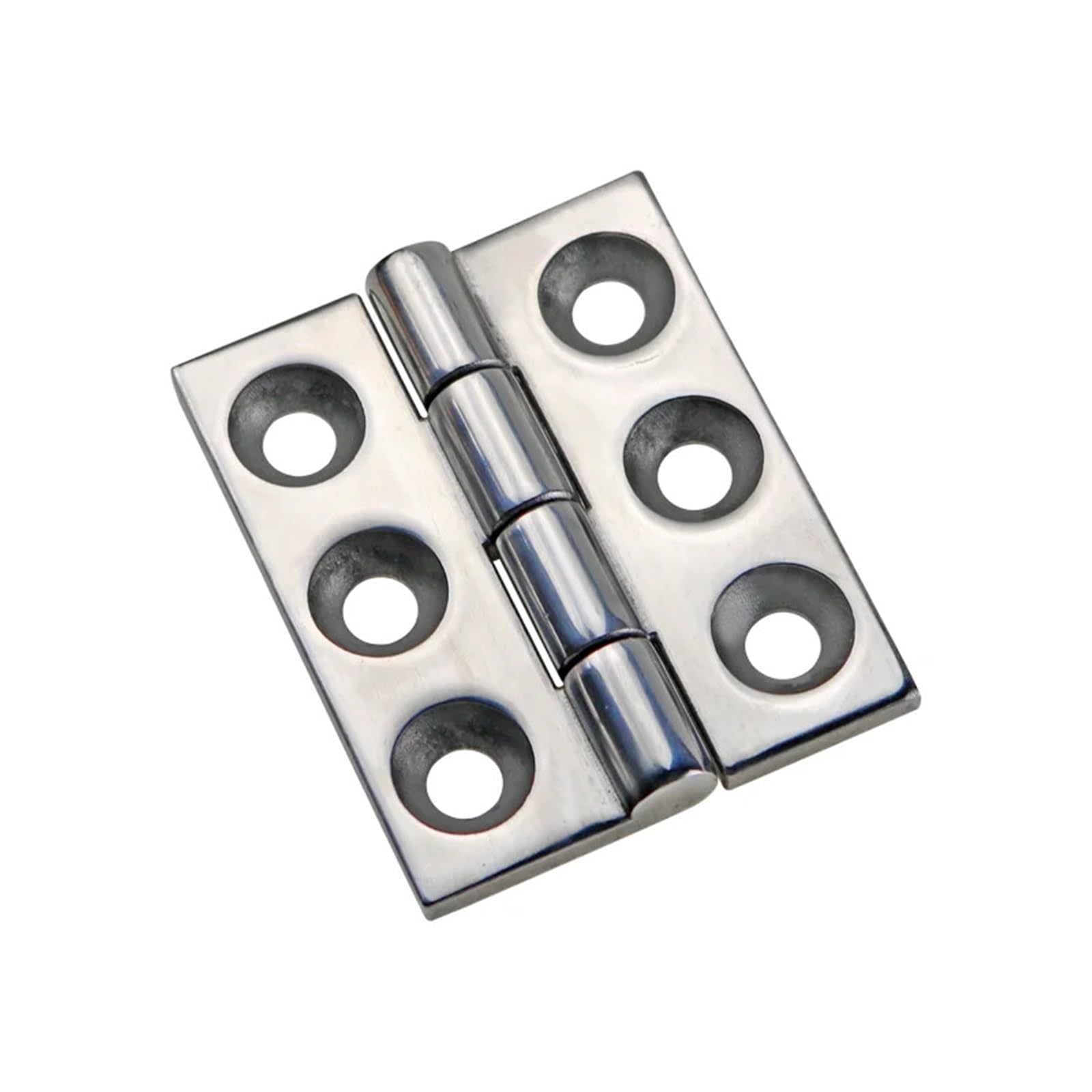 Charnière de fixation en acier inox robuste pour porte de machine lourde