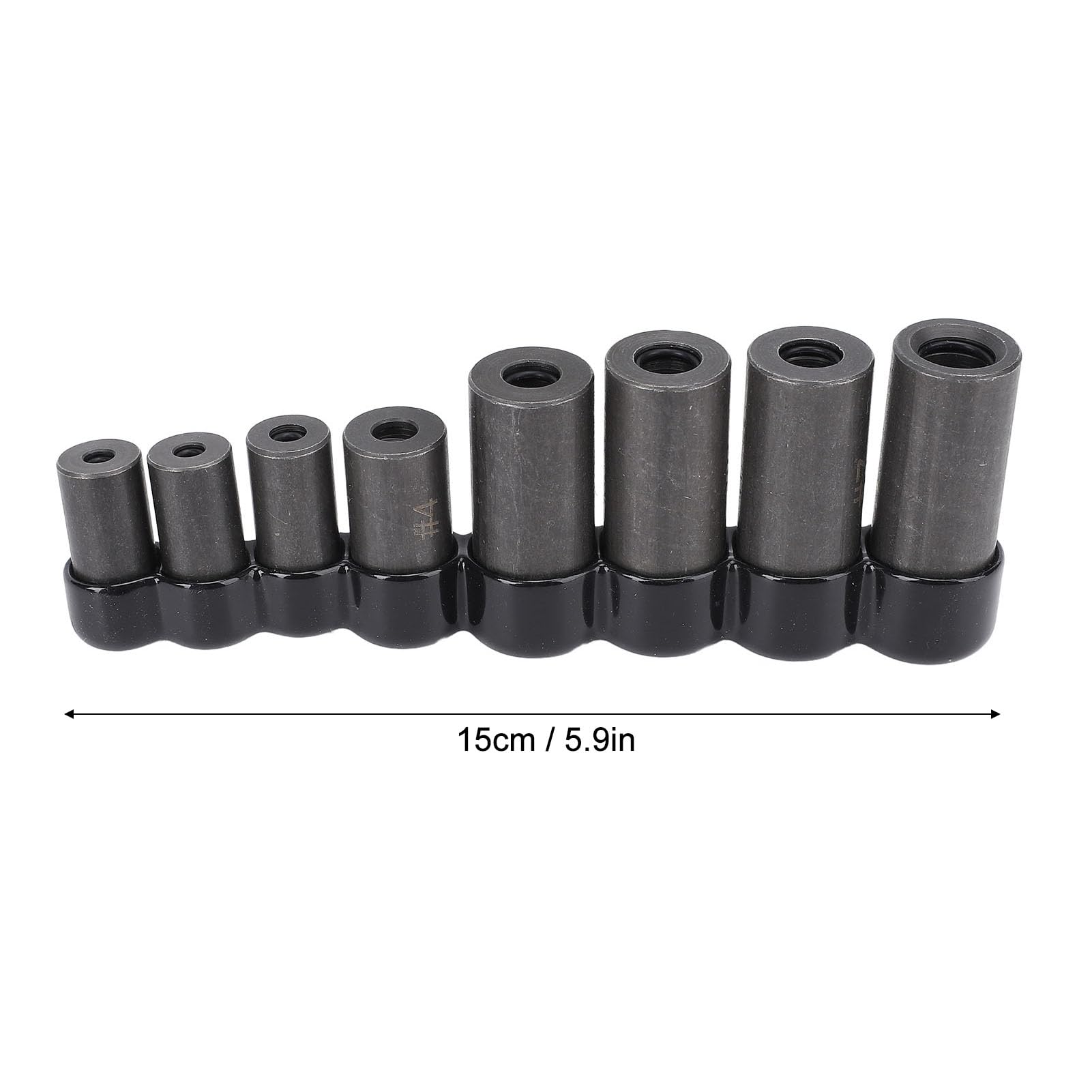 Tapping Socket Set, Alloy Steel High Hardness Tap Holder Socket Set for Most Common Tap Sizes, Providing Versatility and Compatibility with Tools, For Tap Repair Maintenance