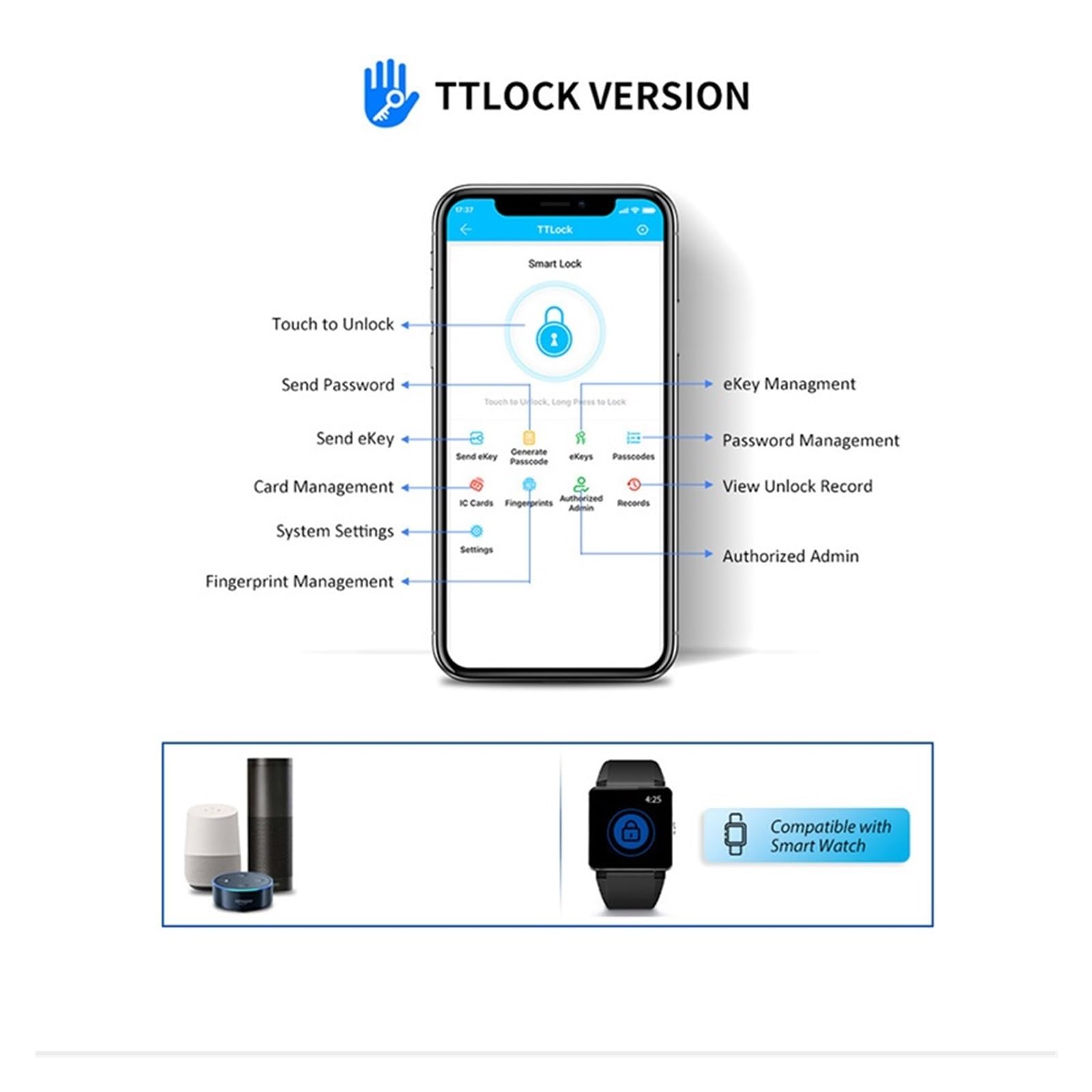 Safe, Schlüsselsafe, Schlüsselsafe Tuya TTLOCK Smart Key Box Finrabdruck App Romote Key Lockbox Sicherheit Digitale Intellinte Schlüsselsicherheit für Geld, Wertsachen(Noir)