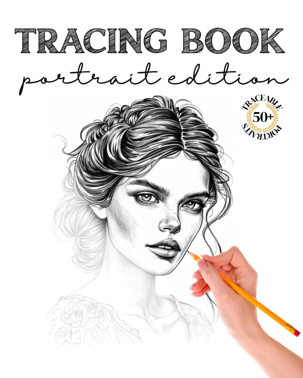 One Pen, One Color | Portrait Tracing Book: Portrait Tracing, Trace and Color, Adult Coloring Book, One Color, Ink Tracing, how to draw portraits, ... Tracing (Easy & Artistic Coloring Books)