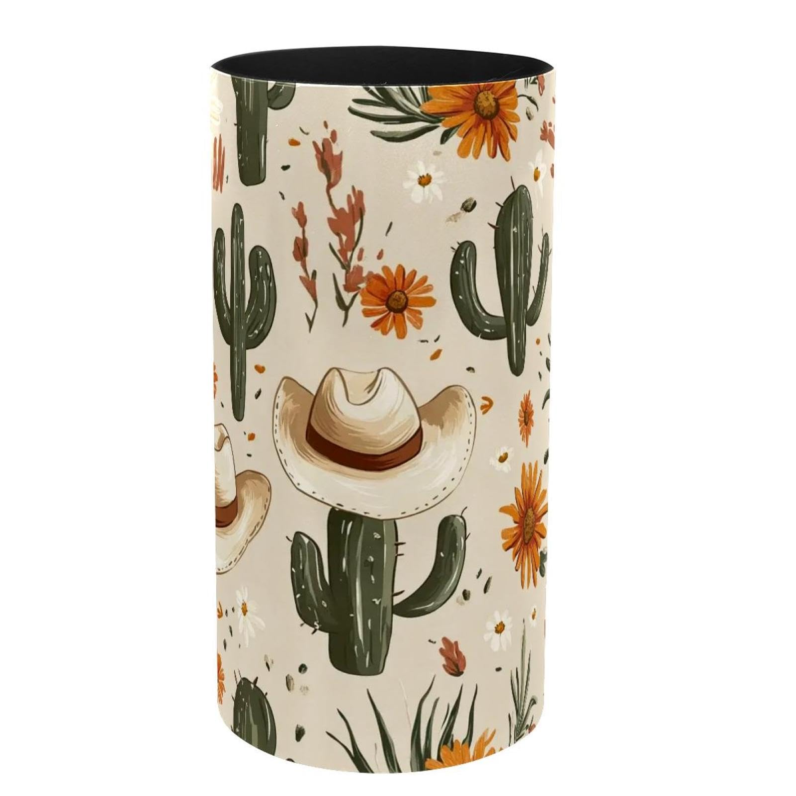 Boîte à musique chapeau de cowboy et rangement pinceaux maquillage
