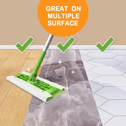 Miniatura 4 de Almohadillas mejoradas para trapeador húmedo Swiffer Sweeper - Recambios de paños húmedos, 32 unidades