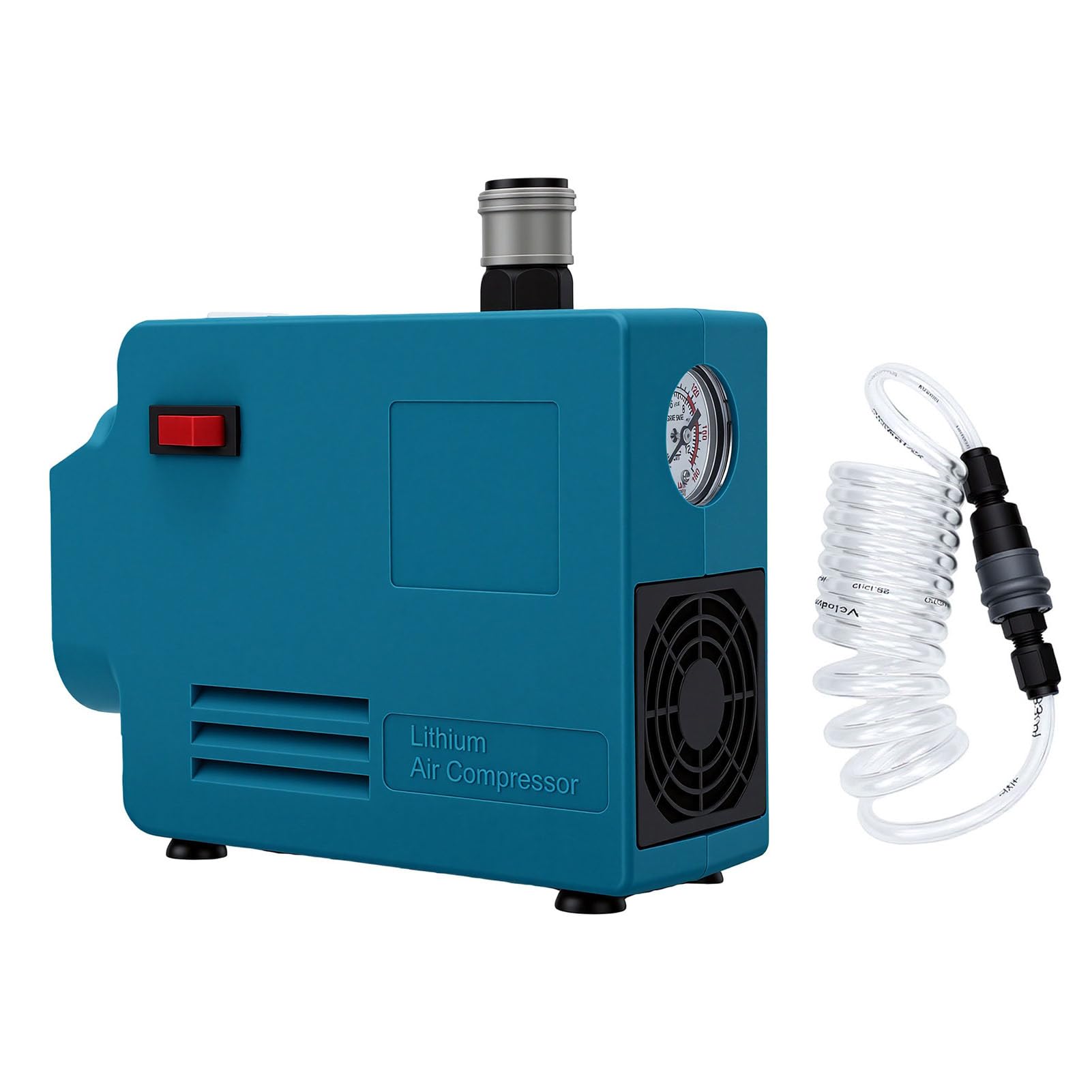Eujgoov Compressore D'aria a Batteria 175PSI per Pistola Sparachiodi Pneumatica a Batteria