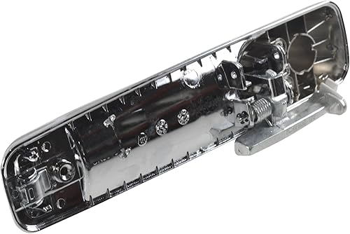 Miniatura 451 de TRQ Manija de puerta exterior delantera izquierda plateada para el lado del conductor compatible con Nissan 370Z 2009-2017